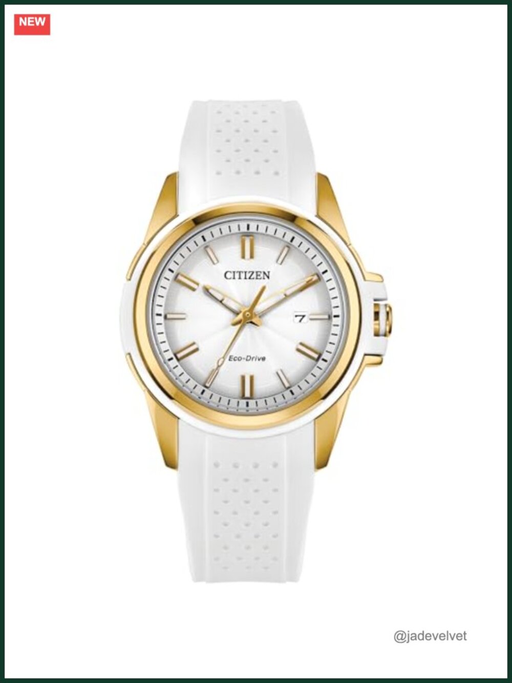 Eco-Drive Veya 33.4mm Gold-Tone Stainless Steel Watch